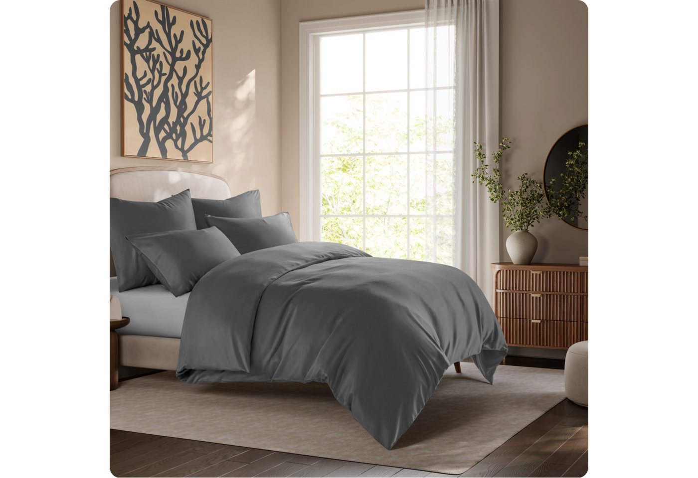 Seralino Bettwäsche Set in Gr. 135x200, 155x220, 200x200 cm, 100% Lyocell (Tencel), Besonders weich & atmungsaktiv – aus natürlichen Eukalyptusfasern Seralino Bettwäsche Set in Gr. 135x200, 155x220, 200x200 cm, 100% Lyocell (Tencel), Besonders weich & atmungsaktiv – aus natürlichen Eukalyptusfasern von Seralino