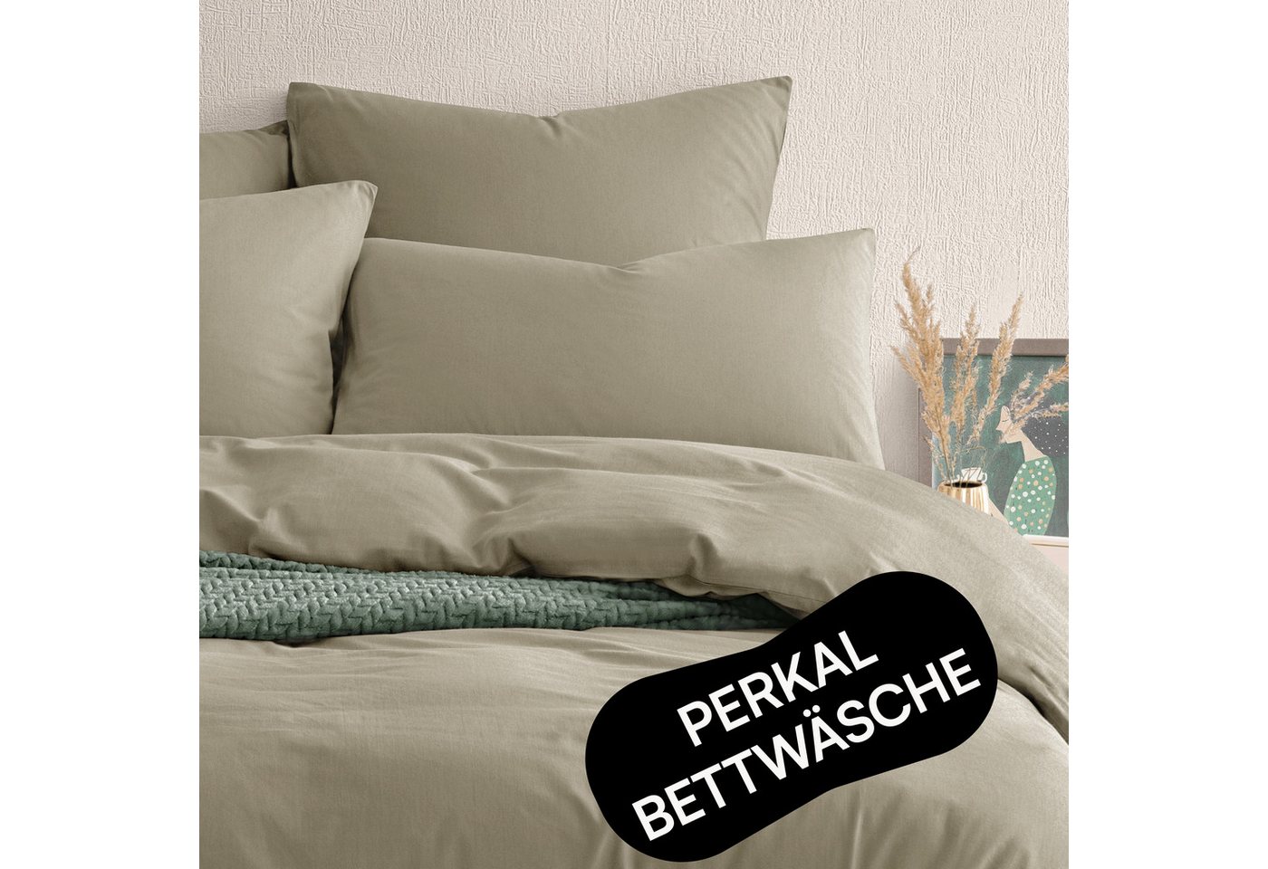 Seralino Bettwäsche Set 135x200 inkl. 80x80 Kissenbezug (100% Baumwolle) Perkal, Bio Perkal, besonders weich & atmungsaktiv, BCI zertifiziert, mit Reißverschluss Seralino Bettwäsche Set 135x200 inkl. 80x80 Kissenbezug (100% Baumwolle) Perkal, Bio Perkal, besonders weich & atmungsaktiv, BCI zertifiziert, mit Reißverschluss von Seralino