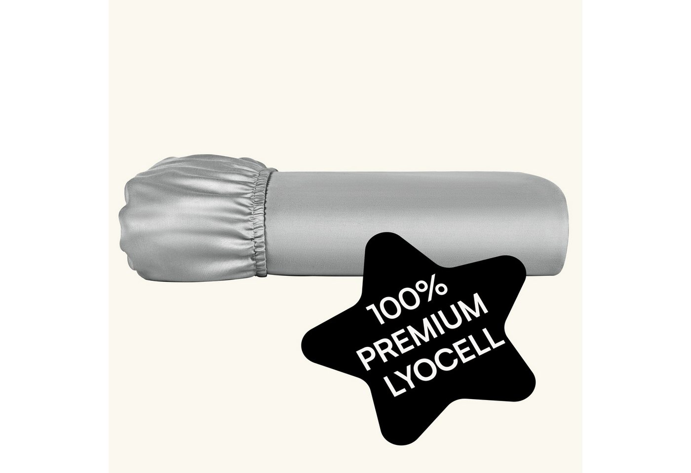 Seralino Spannbettlaken 100% Lyocell (Tencel), weiches, atmungsaktives Spannbetttuch, Gummizug: rundum, besonders weich, schnelltrocknend, atmungsaktiv, natürlicher Rohstoff von Seralino