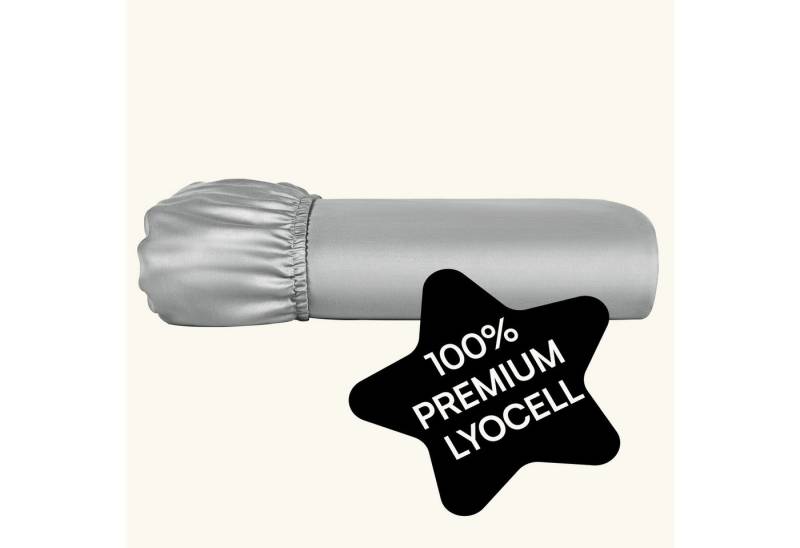 Seralino Spannbettlaken 100% Lyocell (Tencel), weiches, atmungsaktives Spannbetttuch, Gummizug: rundum, besonders weich, schnelltrocknend, atmungsaktiv, natürlicher Rohstoff von Seralino
