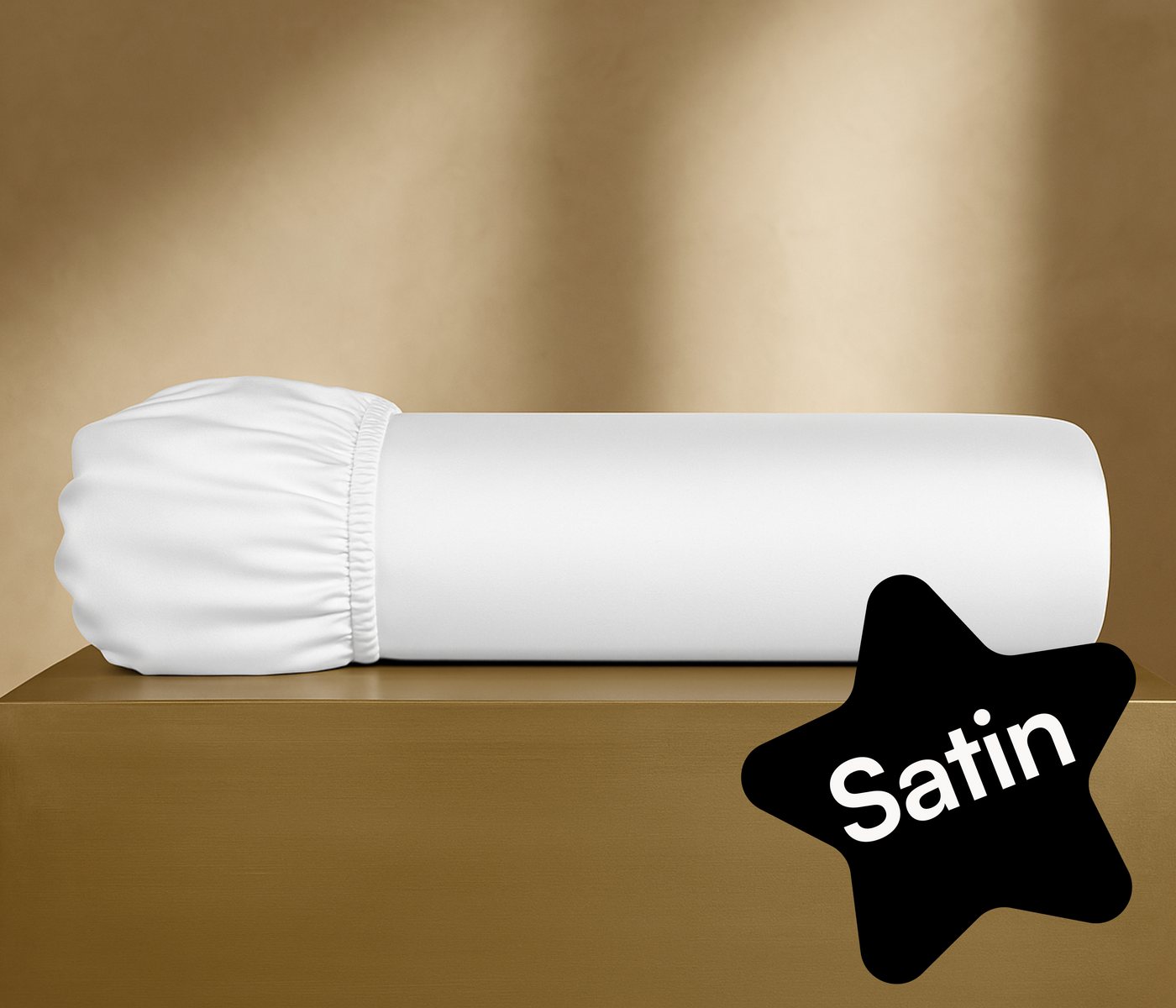 Seralino Spannbettlaken Mako Satin Spannbetttuch (100% Bio Baumwolle), 100% Bio-Baumwolle, Gummizug: rundum, Etiketten zeigen Seiten – schnelles, unkompliziertes Beziehen garantiert., Fairtrade/ GOTS zertifizierte uni Bettlaken, weich von Seralino