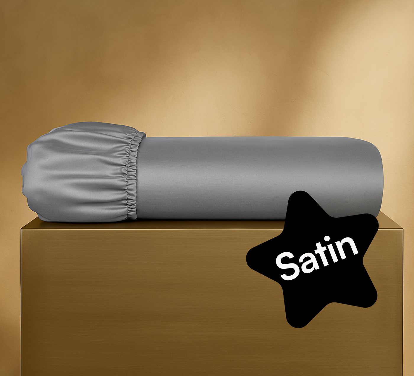 Seralino Spannbettlaken Mako Satin Spannbetttuch (100% Bio Baumwolle), 100% Bio-Baumwolle, Gummizug: rundum, Etiketten zeigen Seiten – schnelles, unkompliziertes Beziehen garantiert., Fairtrade/ GOTS zertifizierte uni Bettlaken, weich von Seralino