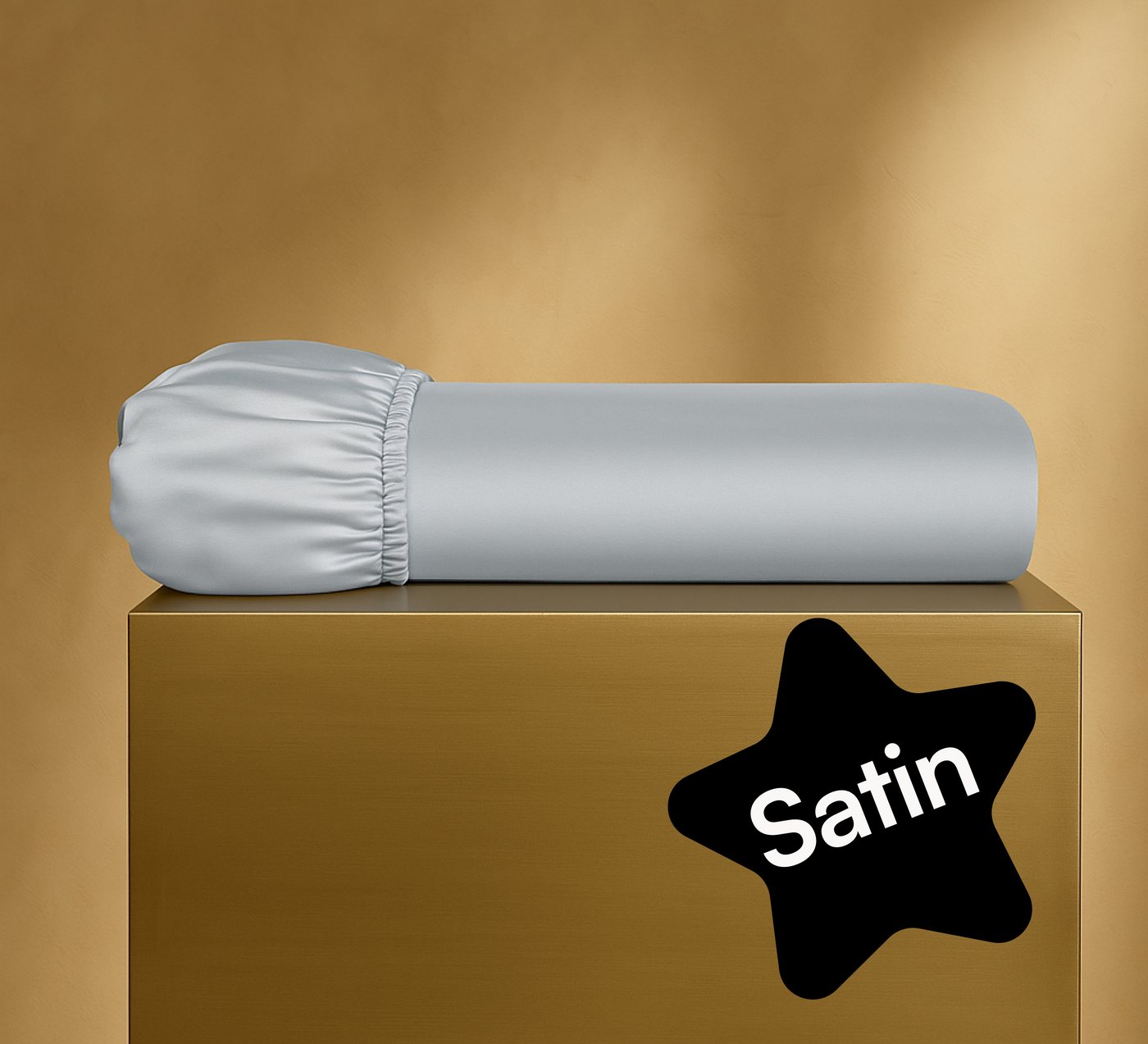 Seralino Spannbettlaken Mako Satin Spannbetttuch (100% Bio Baumwolle), 100% Bio-Baumwolle, Gummizug: rundum, Etiketten zeigen Seiten – schnelles, unkompliziertes Beziehen garantiert., Fairtrade/ GOTS zertifizierte uni Bettlaken, weich von Seralino