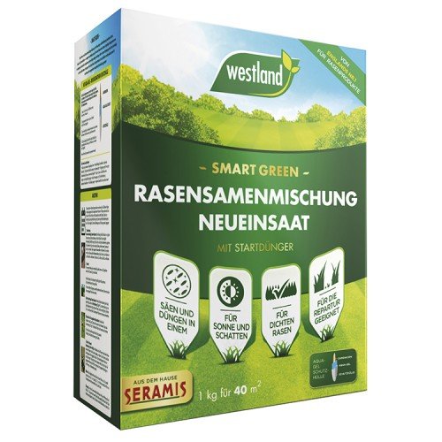 Westland Rasensamenmischung Neueinsaat"Smart Green" 40 m² von Seramis