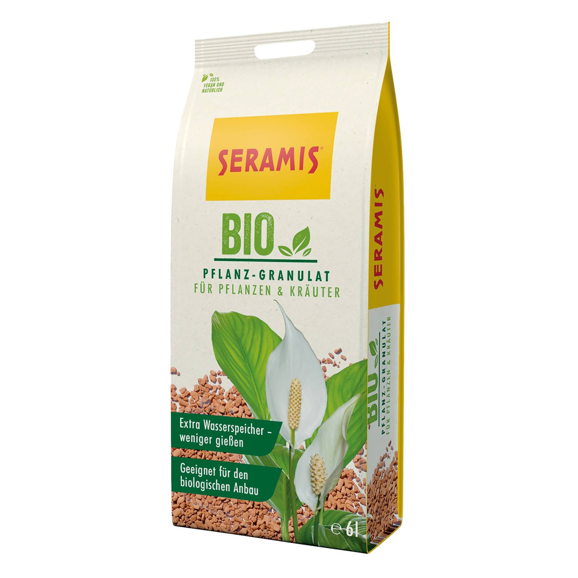 Seramis Bio-Pflanz-Granulat für Pflanzen und Kräuter 2,5 l von Seramis