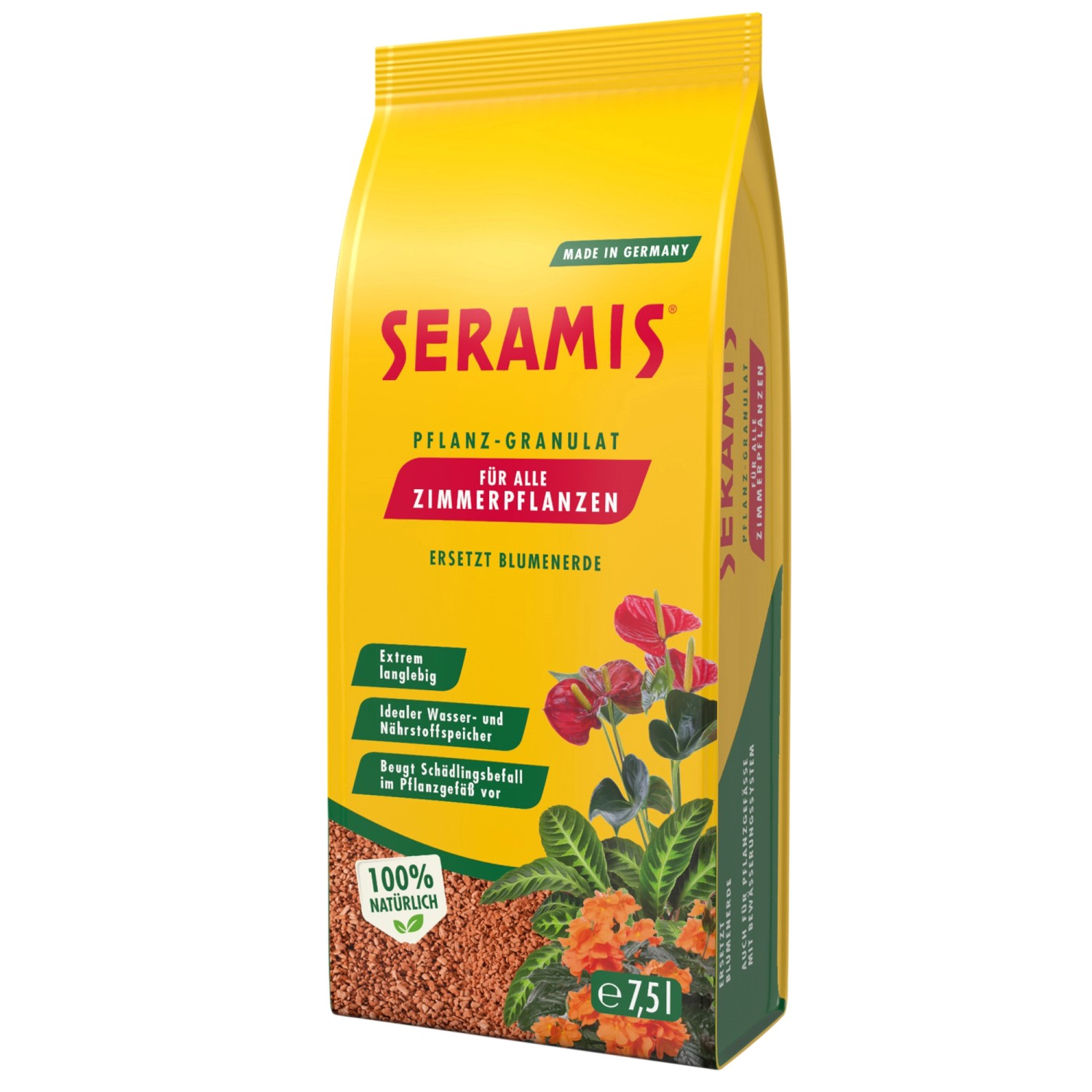 Seramis Pflanzgranulat für Zimmerpflanzen 7,5 l von Seramis