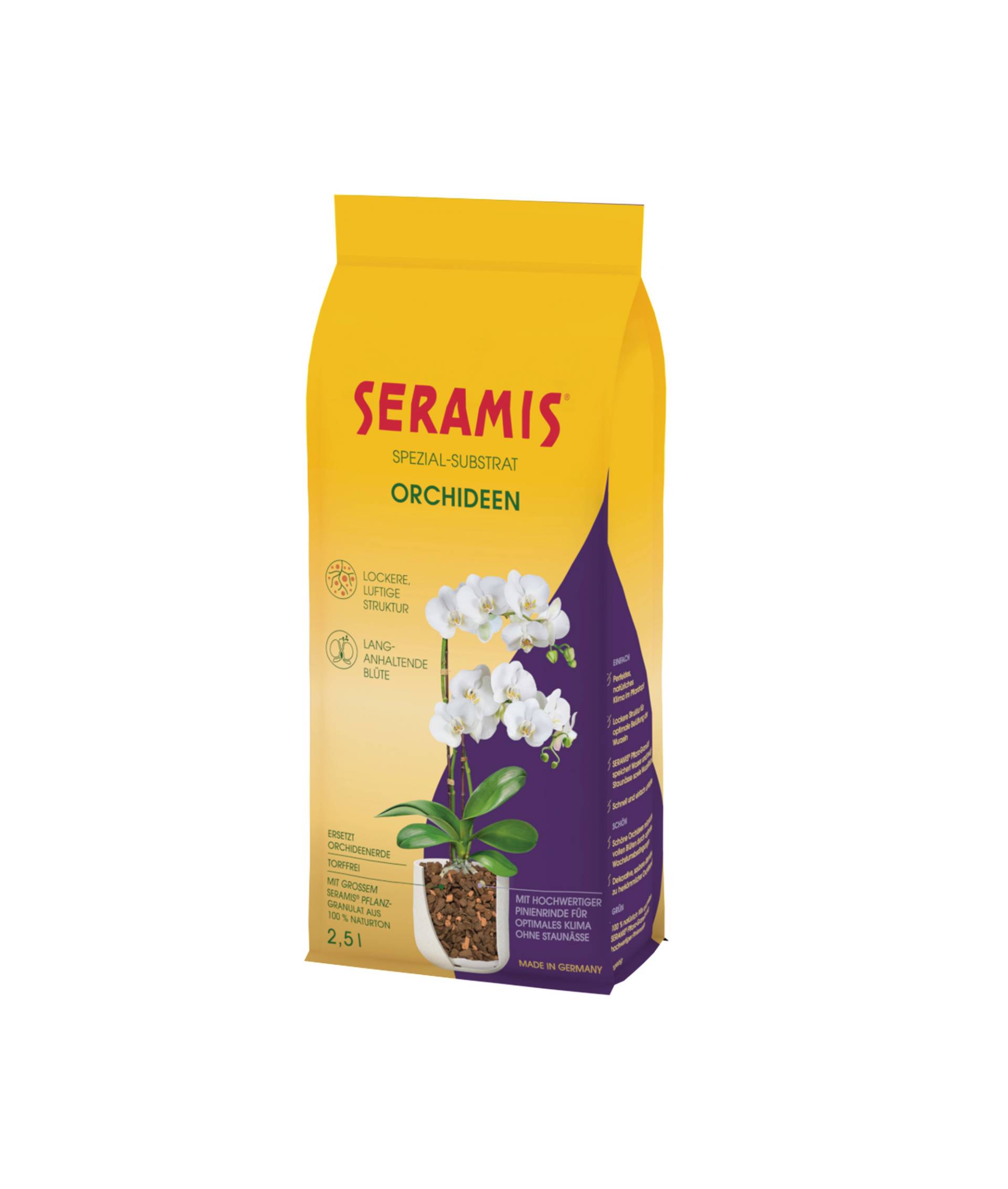 Seramis Spezialsubstrat für Orchideen 2,5 l von Seramis