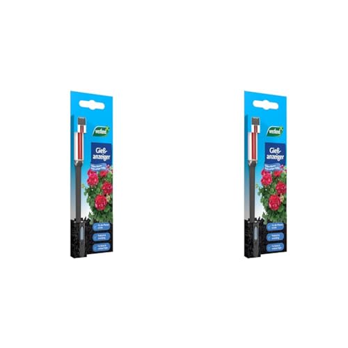 Westland Gießanzeiger klein, 16 cm, anthrazit – Pflanzen Gießmelder, Wasserbedarf-Anzeige für Pflanzen in Blumenerde (Packung mit 2) von Seramis