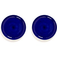 Serax - Feast Teller, Ø 22,5 cm, dunkelblau (2er-Set) von Serax