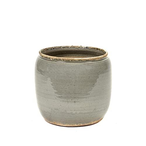 Serax Blumentopf-Dekotopf Grau D 21 cm H 21 cm von Serax