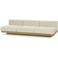 Serax - Rudolph Teak Outdoor 3-Sitzer Sofa von Serax