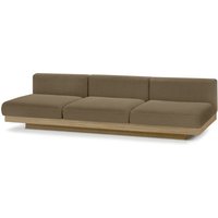 Serax - Rudolph Teak Outdoor 3-Sitzer Sofa von Serax