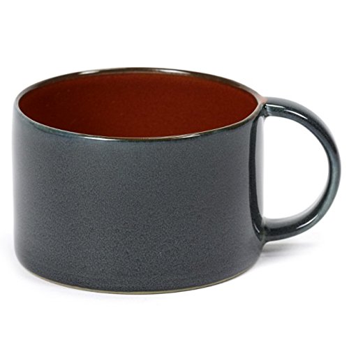 Serax Terres De Rêves Tasse, Töpferei, Rost, dunkelblau, One Size von Serax