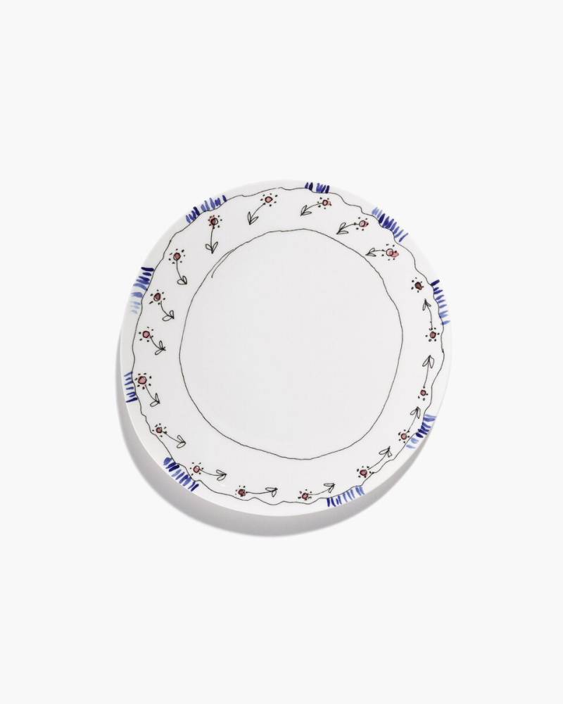 Speiseteller 28 cm Midnight Flowers Anemone Milk von Serax