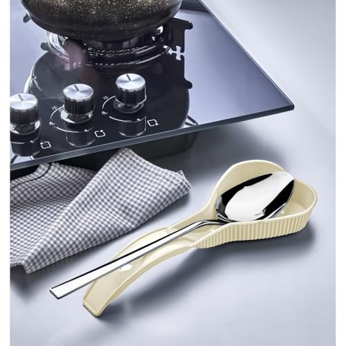 Löffelablage in Herzform für Küche - Hitzebeständiger Utensilienhalter für Herd und Theke - Abgeschrägter Kunststoff-Löffelhalter zum Kochen - Spülmaschinenfest, süßes Küchenzubehör Löffelablage in Herzform für Küche - Hitzebeständiger Utensilienhalter für Herd und Theke - Abgeschrägter Kunststoff-Löffelhalter zum Kochen - Spülmaschinenfest, süßes Küchenzubehör von Serazat