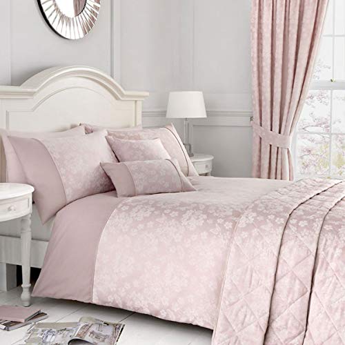 Serene, Blush Pink, Duvet Cover Set: Super-King von Serene