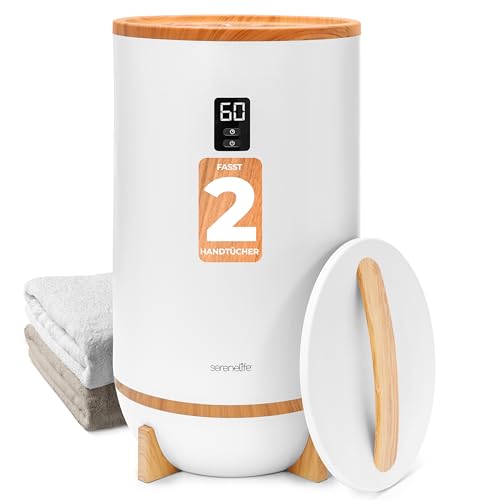 SereneLife Handtuchtrockner Elektrisch mit Timer, Handtuchwärmer Eimer Towel Warmer for 2 Towels, Energiesparend & Mobil mit Überhitzungsschutz, Automatischer Abschaltung, Spa & Wellness, Grau SereneLife Handtuchtrockner Elektrisch mit Timer, Handtuchwärmer Eimer Towel Warmer for 2 Towels, Energiesparend & Mobil mit Überhitzungsschutz, Automatischer Abschaltung, Spa & Wellness, Grau von SereneLife
