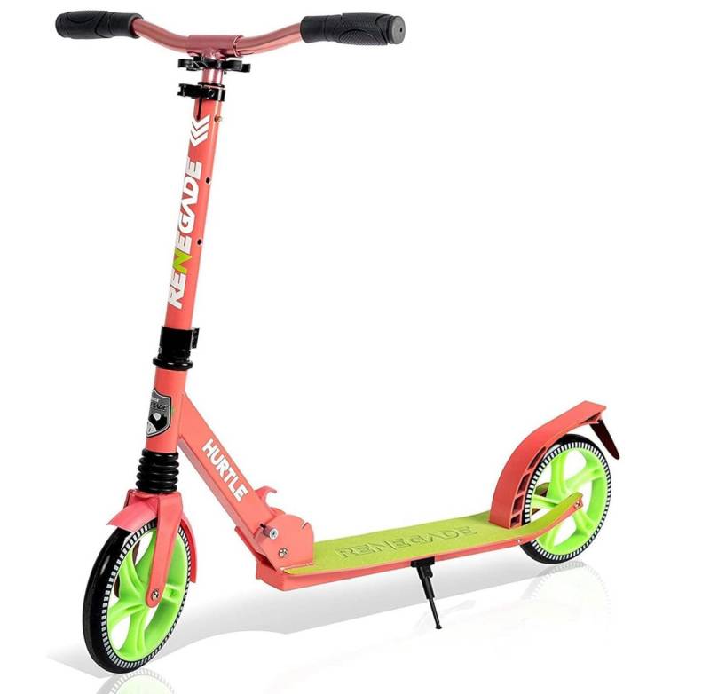 SereneLife Tretroller Scooter Mit Verstellbarem Lenker Und Rutschfester Aluminiumplattform, Scooter Mit Verstellbarem Lenker Und Rutschfester – Cityroller von SereneLife