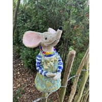 Zaunhocker Kunst Für Den Staketenzaun Keramik Maus Garten Zaunhocker Kunst Für Den Staketenzaun Keramik Maus Garten von SerenoDesigns