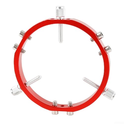 Befestigungsring, Aluminiumlegierung, leicht, sicherer Dreipunkt-Befestigungsring für Teleskop und Kamera (120 mm) von Serenophile