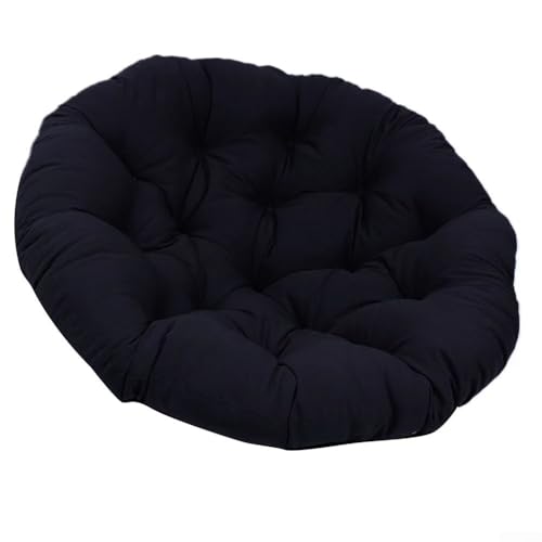 Bequemer Hängesessel für drinnen und draußen, wasserdicht, Schaukelkorb-Design mit atmungsaktivem Polyester-Material (G) von Serenophile