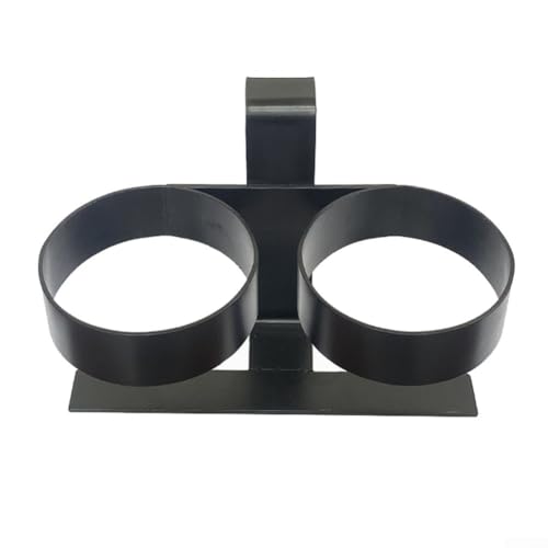 Camping Cooler Iron Dual Cup Holder Accessory Getränkehalter mit Doppelschlitzen, unterstützt verschiedene Getränkebehälter, hält Kühler ordentlich und Getränke sicher im Freien von Serenophile