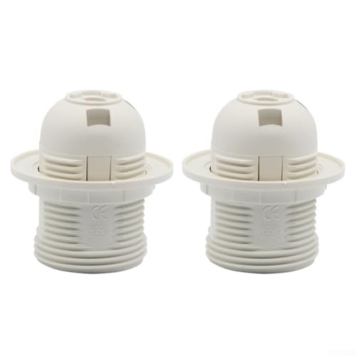 E27-Lampenfassung, für Tischlampen und Hängelampen-Zubehör, kompatibel mit E27-Schraubbirnen für Beleuchtungskörper-Reparaturen E27-Lampenfassung, für Tischlampen und Hängelampen-Zubehör, kompatibel mit E27-Schraubbirnen für Beleuchtungskörper-Reparaturen von Serenophile