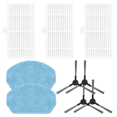 Essential Cleaning Kit for VCR04W Robot Vacuum Cleaner Includes Dust Filter, Side Brush, and Mop Cloths (Set 1) von Serenophile
