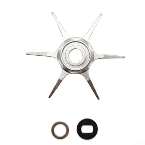 Für DAIWA Angelrolle, Zubehör, 65 mm, Sechs-Sternbremse, Entladeschlüssel mit zwei Ersatzdichtungen für Steez, Zillion, Tatula, Salamandra, Ryoga (silberfarben) von Serenophile