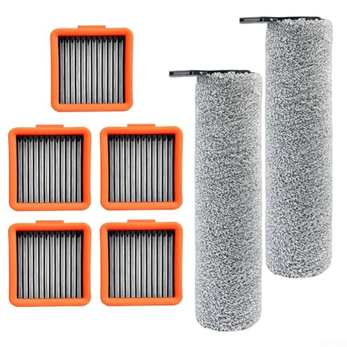 Hauptseitenbürstenfilter-Set, für Uwant D5 D5 Pro D100 Pro D100 Plus V8 V10 Rollenbürstenleiste für gründliche Schmutz- und Staubentfernung (B) von Serenophile