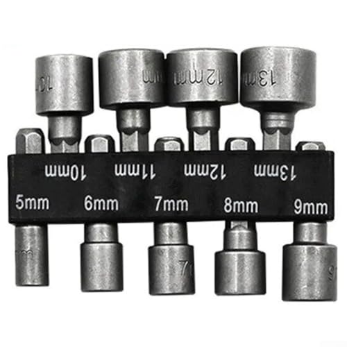 Innovatives Werkzeug-Zubehör-Set mit wichtigen Schraubenziehern und Muttern zur Vereinfachung Ihrer Reparaturen (9 Stück) von Serenophile