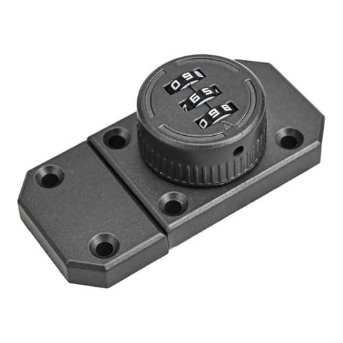 Keyless Security 3-stelliges Zahlenschloss aus Zinklegierung (grau) von Serenophile