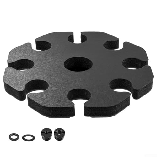 Multi-Mikrofonhalter, für 8 kabelgebundene und kabellose Mikrofone, vielseitige Aufbewahrung mit kompaktem Design und professioneller Konstruktion von Serenophile