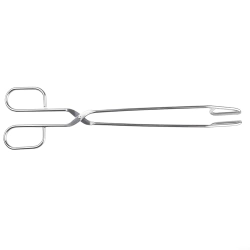 Professionelles Grillzangen-Set aus Edelstahl, 2 Stück, 30 cm, zum perfekten Wenden und Wenden Ihrer Lieblingsspeisen (Biegezange) von Serenophile
