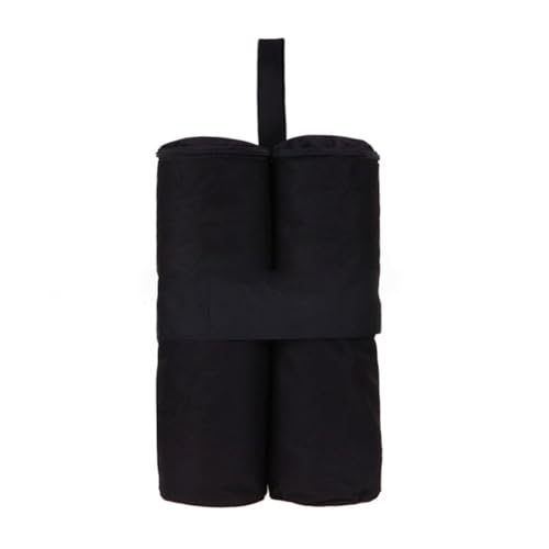 Robuster Outdoor-Sandsack für Zelt- und Pavillon-Befestigung mit Doppelrohr-Design zur Verbesserung der Stabilität und Sonnenschutz-Effekt (schwarz) von Serenophile