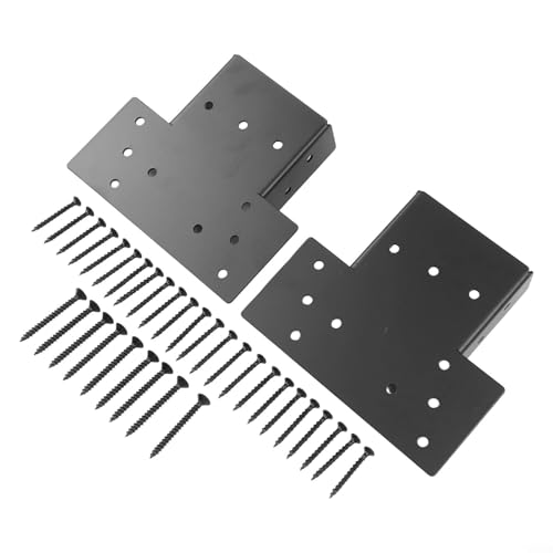 Robuster Pavillonständer, für den Außenbereich, T-Halterung, Pavillonständer mit verstellbarer Höhe für entspannende Räume (2 Stück) von Serenophile