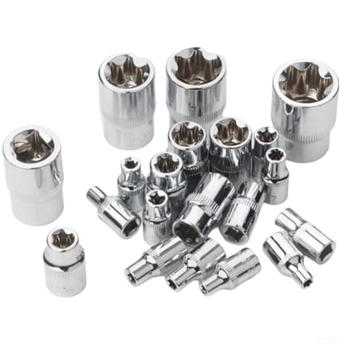 Robustes E-Buchsen-Bit-Steckschlüssel-Set mit markierten Größen in einer praktischen roten Tragetasche für einfachen Zugriff Robustes E-Buchsen-Bit-Steckschlüssel-Set mit markierten Größen in einer praktischen roten Tragetasche für einfachen Zugriff von Serenophile