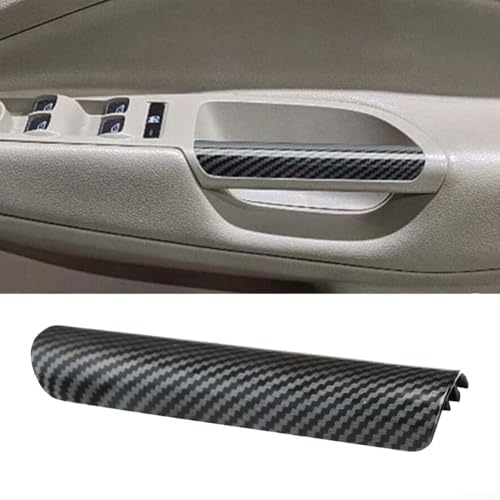 Serenophile Für Ford für Escape 2013 2019 Innentürgriffverkleidung, OEM-Nummern CJ5Z7822621AA, CJ5Z7822621BA (Carbon-Körnung rechts) von Serenophile