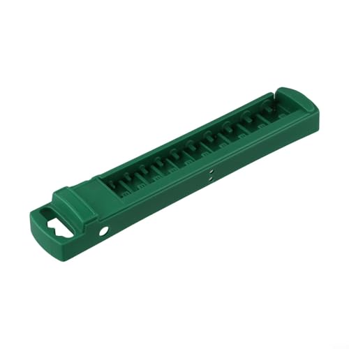 Steckdosen-Clip-Schienenhalter, Organizer-Box für verschiedene Größen für Mechaniker und Heimwerker-Projekte (kurz 6,35 mm) von Serenophile