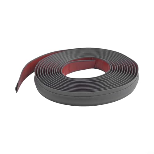 Teppichkantenstreifen 6M für reibungslosen Übergang für 10 mm dicke Teppiche und Bodenaufkleber (Dunkelgrau 6M) von Serenophile