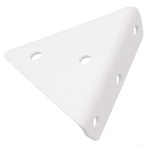 Unsichtbare Stahlstützen mit dreieckigem Design für alle Ihre Regalanwendungen (Weiß, 85 mm) von Serenophile