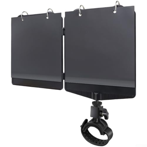 Verstellbarer Notenständer, tragbarer Musikclip, für Seiten für Musiker, kompatibel mit Klarinette, Trompete und anderen Bandinstrumenten Verstellbarer Notenständer, tragbarer Musikclip, für Seiten für Musiker, kompatibel mit Klarinette, Trompete und anderen Bandinstrumenten von Serenophile