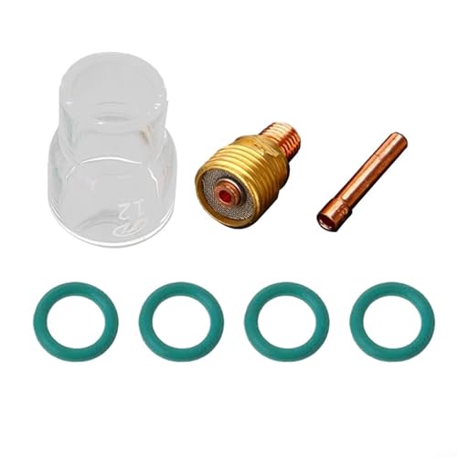 WIG Torch Upgrade Complete 7 Pcs Glass Cup and For Stubby Collet Body Kit for Enhanced Performance (2.4mm) von Serenophile