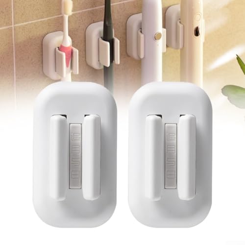Wandhalterung für elektrische Zahnbürsten, 2er-Set mit verstellbaren Funktionen Wandhalterung für elektrische Zahnbürsten, 2er-Set mit verstellbaren Funktionen von Serenophile