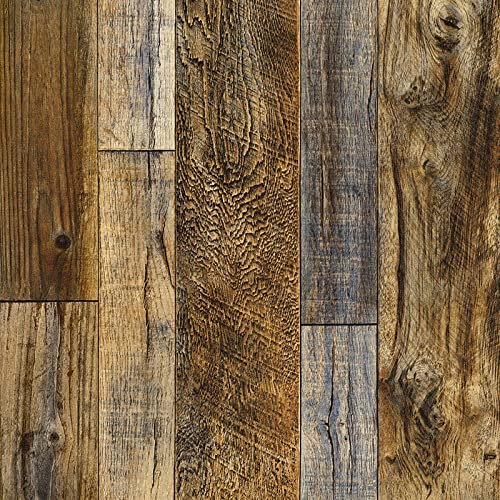Holz Klebefolie Selbstklebende Folie 44.5 X 300 cm Möbelfolie Holzoptik Tapete Wasserdicht für Möbel Küche Küchenschrank Wand Vinyl Retro Stil Renovierung von Serento
