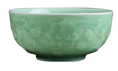Seres Celadon-Schüssel, jadegrüne Porzellanschale, Durchmesser 13 cm, 2 Farboptionen, Pflaumengrün Seres Celadon-Schüssel, jadegrüne Porzellanschale, Durchmesser 13 cm, 2 Farboptionen, Pflaumengrün von Seres