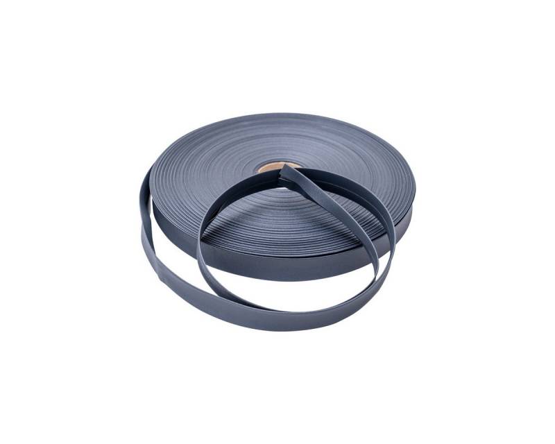 Planenscout Naht-/Verstärkungsband Stamoid Edge PVC-beschichtetes Einfassband anthrazit 20mm, (50-St), 1000 x 20 mm [L x B] von Planenscout