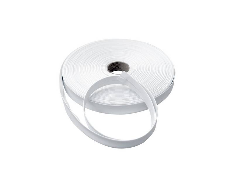 Planenscout Naht-/Verstärkungsband Stamoid Edge PVC-beschichtetes Einfassband schneeweiß 25mm, (50-St), 1000 x 25 mm [L x B] von Planenscout