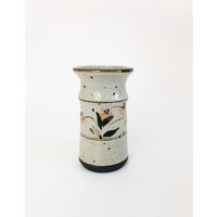 steinzeug Vase - Handbemalt Floral von SergeantSailor