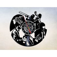 Jazz Musik Schallplatten Wanduhr, Wandkunst Dekor, Geschenk Für Liebhaber von SergioArtStudio